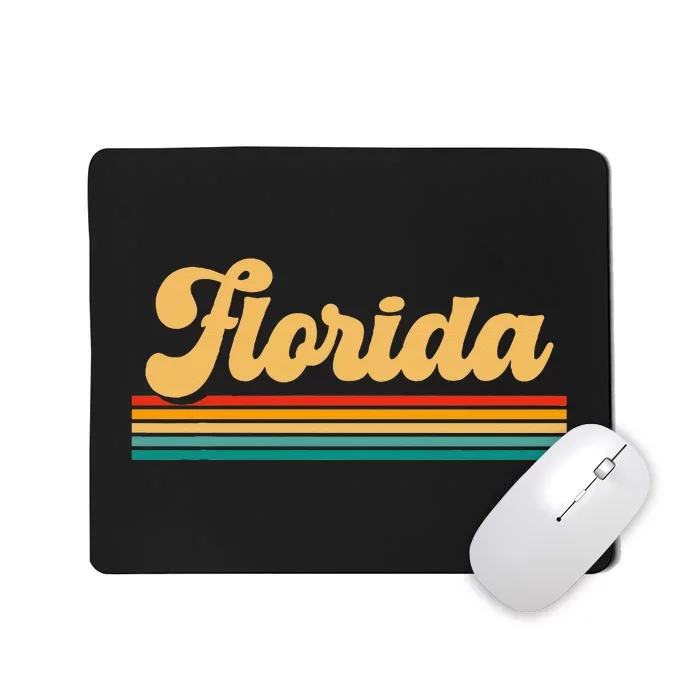 Retro State Of Florida Mousepad