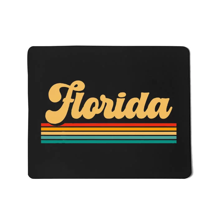 Retro State Of Florida Mousepad