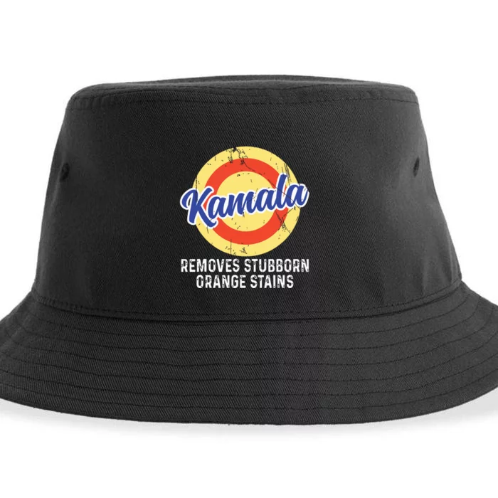 Removes Stubborn Orange Stains Funny Kamala 2024 Election Sustainable Bucket Hat