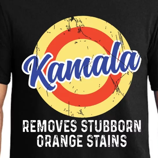 Removes Stubborn Orange Stains Funny Kamala 2024 Election Pajama Set