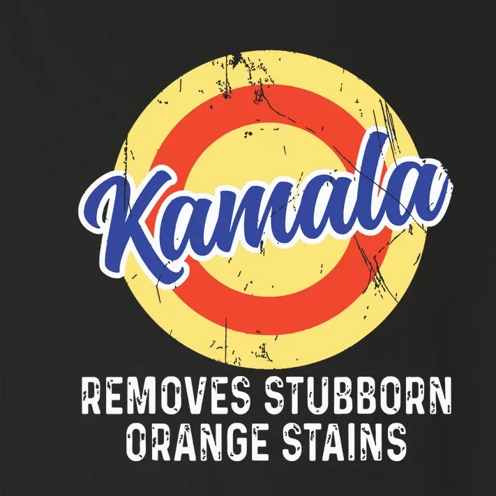 Removes Stubborn Orange Stains Funny Kamala 2024 Election Toddler Long Sleeve Shirt