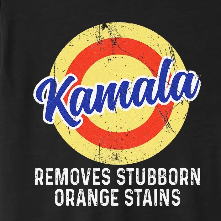 Removes Stubborn Orange Stains Funny Kamala 2024 Election ChromaSoft Performance T-Shirt