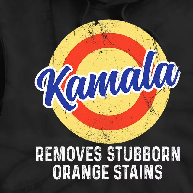 Removes Stubborn Orange Stains Funny Kamala 2024 Election Tie Dye Hoodie