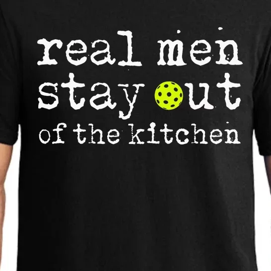 Real Stay Out of the Kitchen Pickleball Sports Funny Pajama Set