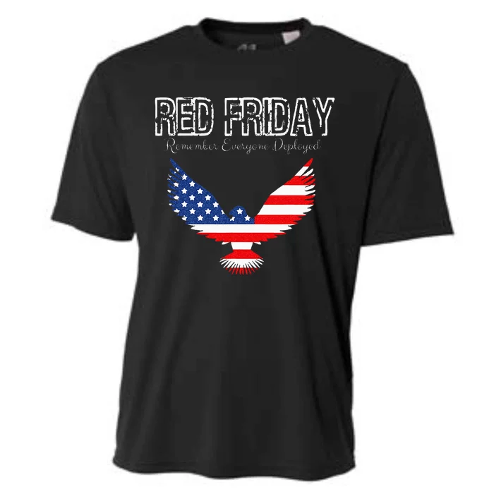 R.E.D. Support Our Troops Wear Red On Friday Cooling Performance Crew T-Shirt