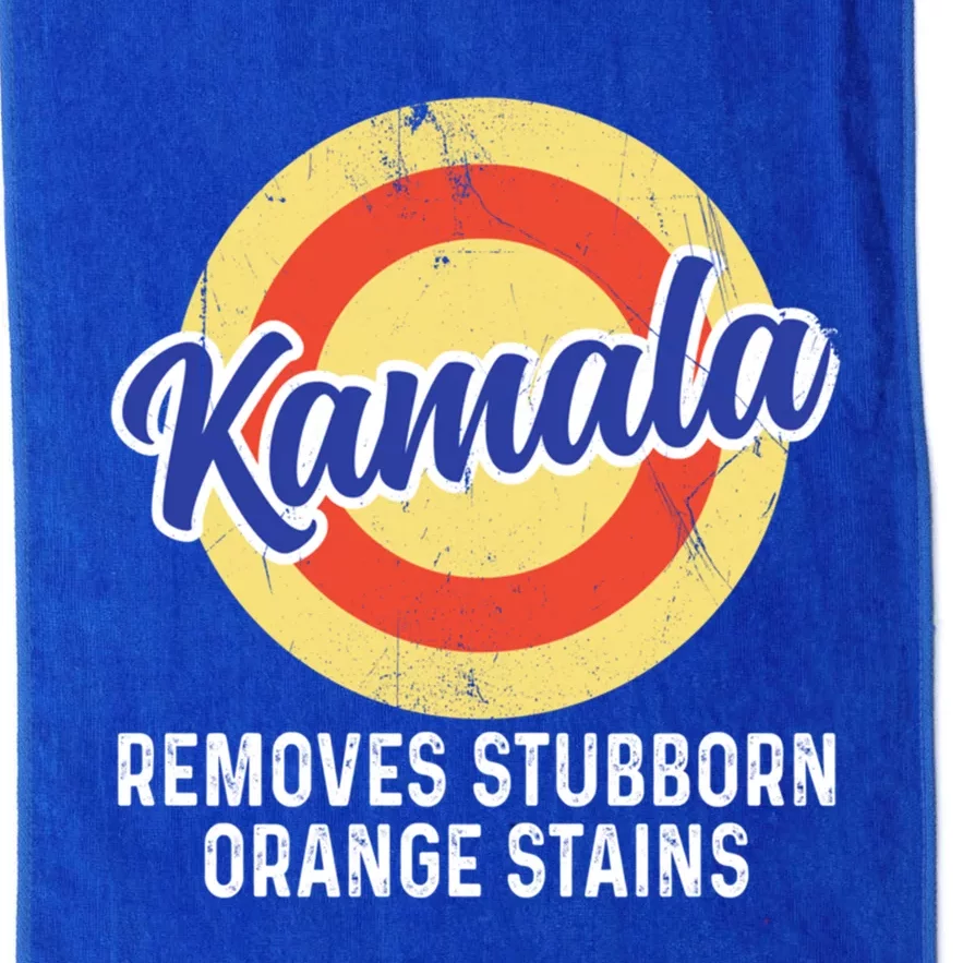 Removes Stubborn Orange Stains Funny Kamala 2024 Election Gift Platinum Collection Golf Towel