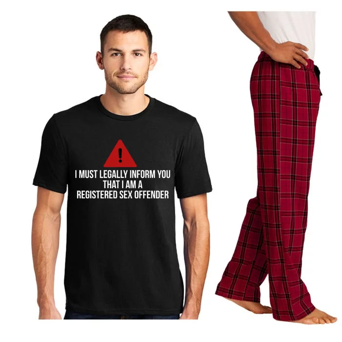 Registered Sex OFFENDER Funny Gift Pajama Set