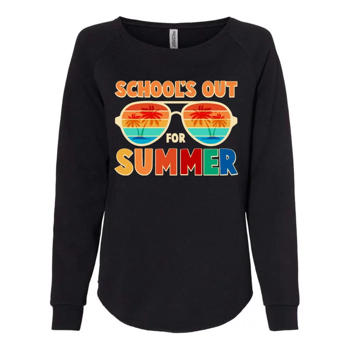 Retro Schools Out For Summer Womens California Wash Sweatshirt