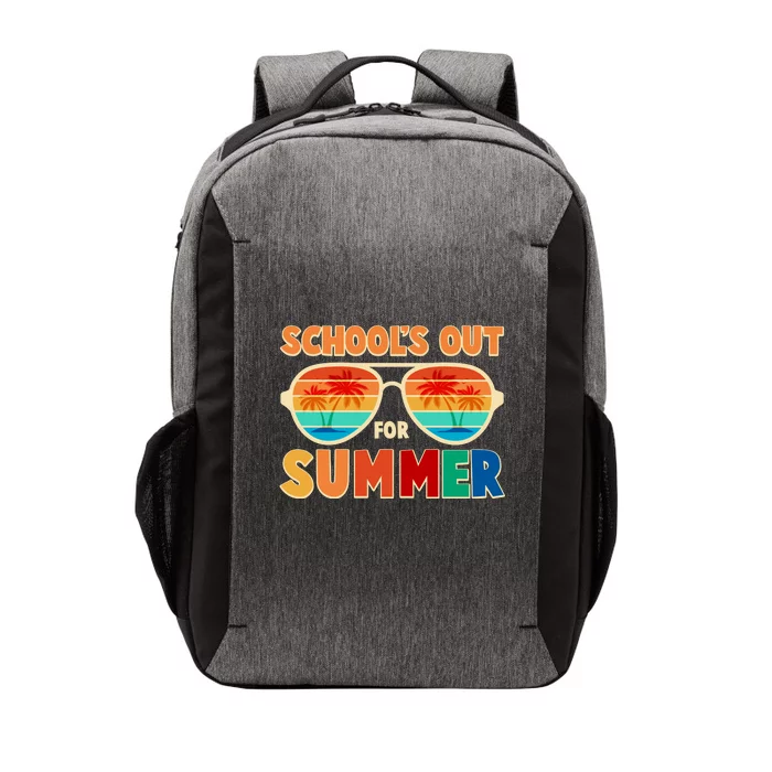 Retro Schools Out For Summer Vector Backpack