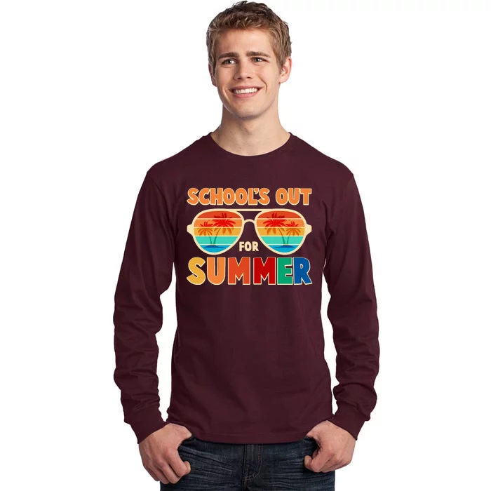 Retro Schools Out For Summer Tall Long Sleeve T-Shirt