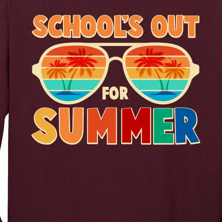 Retro Schools Out For Summer Tall Long Sleeve T-Shirt