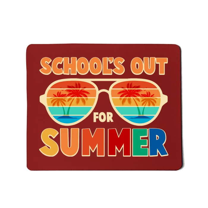 Retro Schools Out For Summer Mousepad