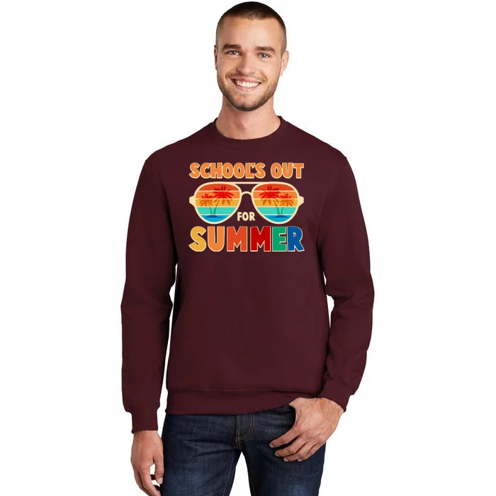 Retro Schools Out For Summer Tall Sweatshirt