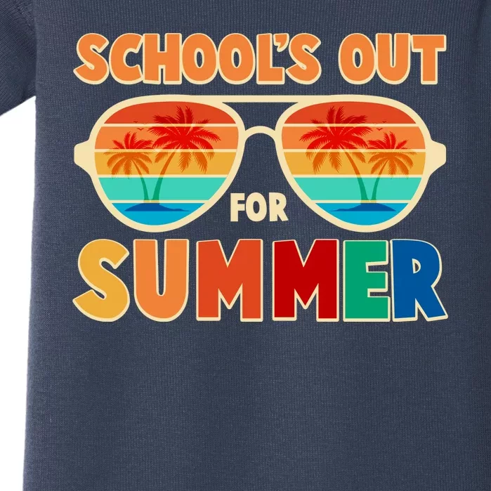 Retro Schools Out For Summer Baby Bodysuit