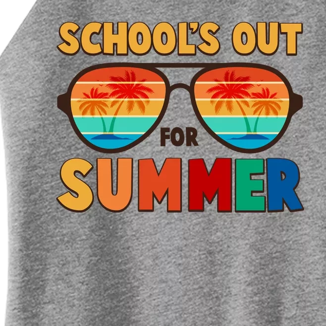 Retro Schools Out For Summer Women’s Perfect Tri Rocker Tank