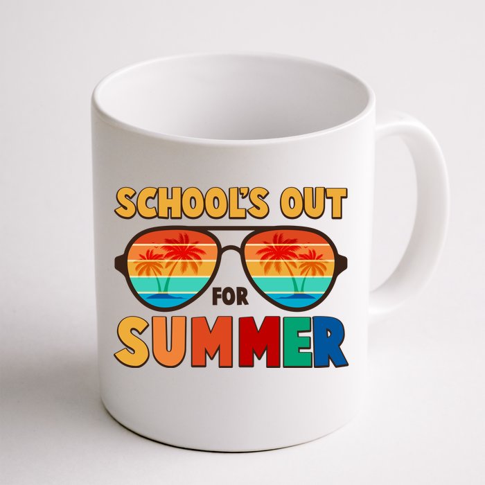 Retro Schools Out For Summer Front & Back Coffee Mug