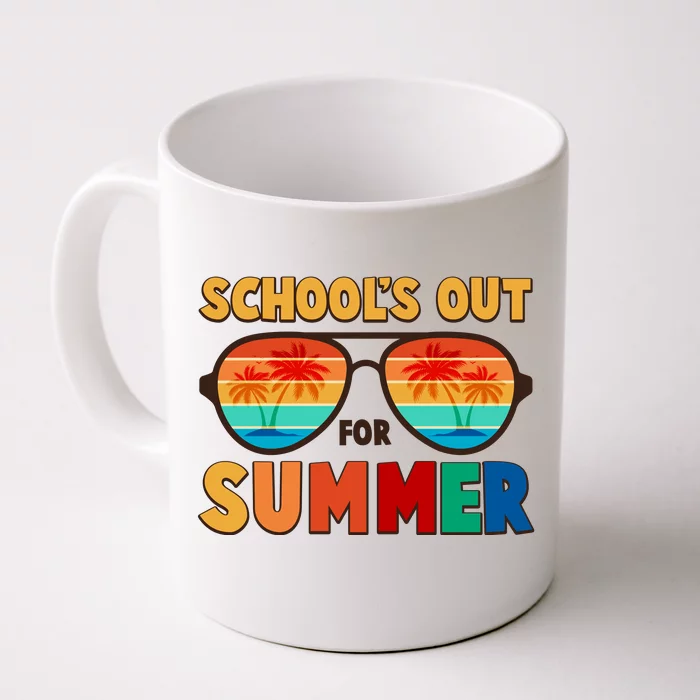 Retro Schools Out For Summer Front & Back Coffee Mug