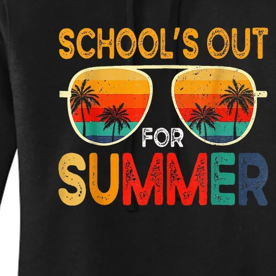 Retro Schools Out For Summer Women's Pullover Hoodie