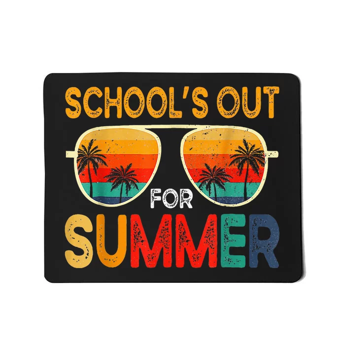 Retro Schools Out For Summer Mousepad