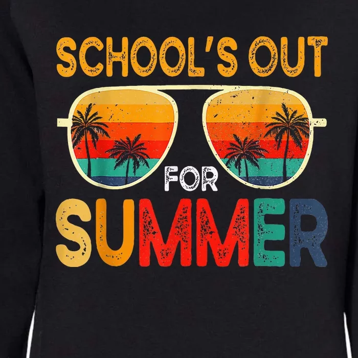 Retro Schools Out For Summer Womens California Wash Sweatshirt