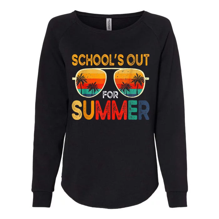 Retro Schools Out For Summer Womens California Wash Sweatshirt