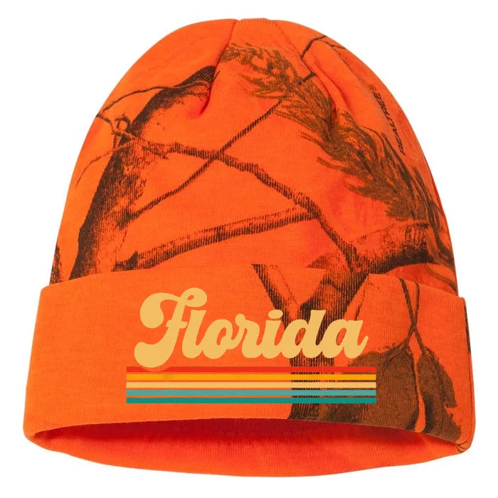 Retro State Of Florida Kati - 12in Camo Beanie