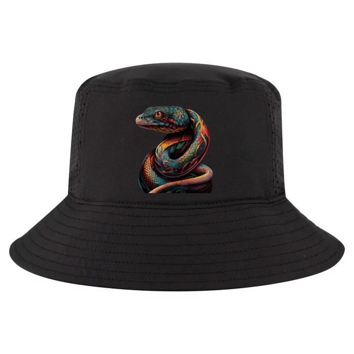 Realistic Snake Posing Cool Comfort Performance Bucket Hat