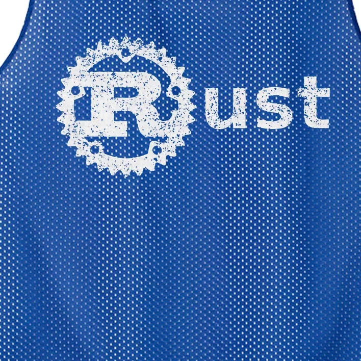 Rust Software Programming Developing And Coding Community Mesh Reversible Basketball Jersey Tank