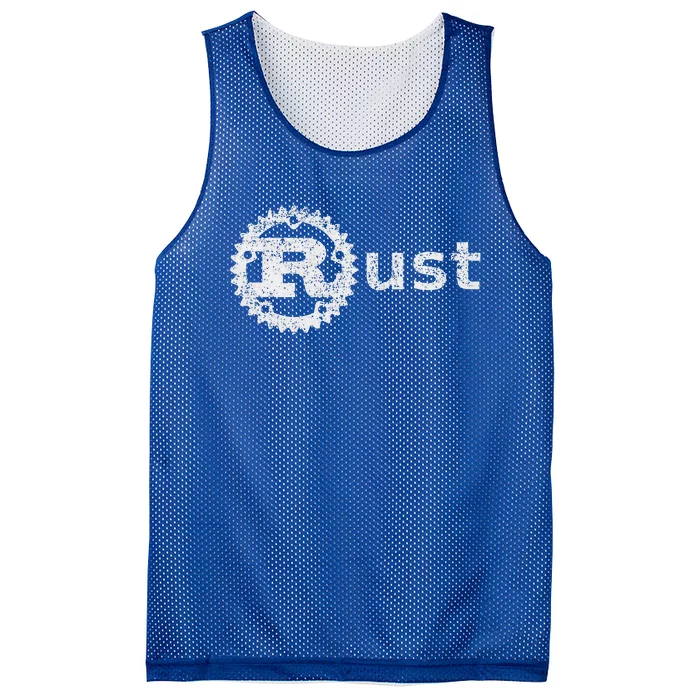 Rust Software Programming Developing And Coding Community Mesh Reversible Basketball Jersey Tank