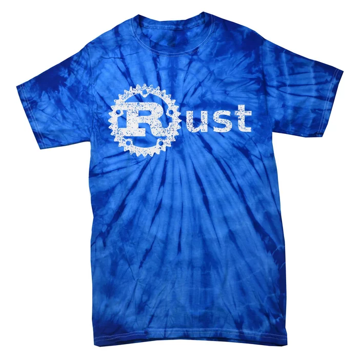 Rust Software Programming Developing And Coding Community Tie-Dye T-Shirt