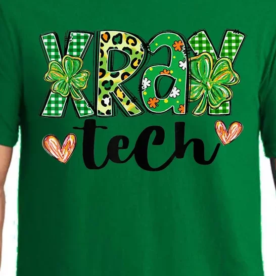 Radiology St. PatrickS Day Xray Tech Leopard Shamrock Pajama Set