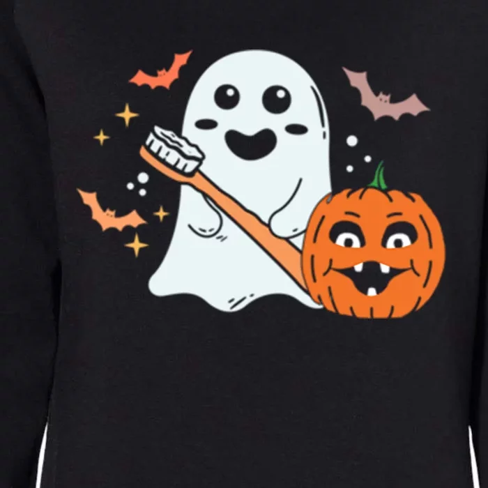 Retro Spooky Pediatric Dentist Dental Assistance Halloween Meaningful Gift Womens California Wash Sweatshirt