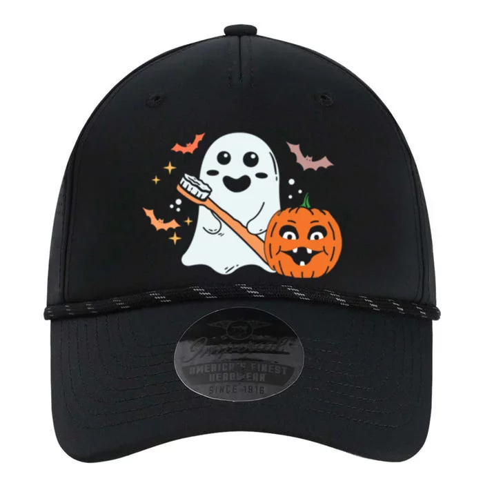 Retro Spooky Pediatric Dentist Dental Assistance Halloween Meaningful Gift Performance The Dyno Cap