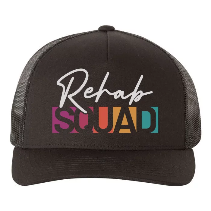 Rehab Squad Physical Therapy Yupoong Adult 5-Panel Trucker Hat