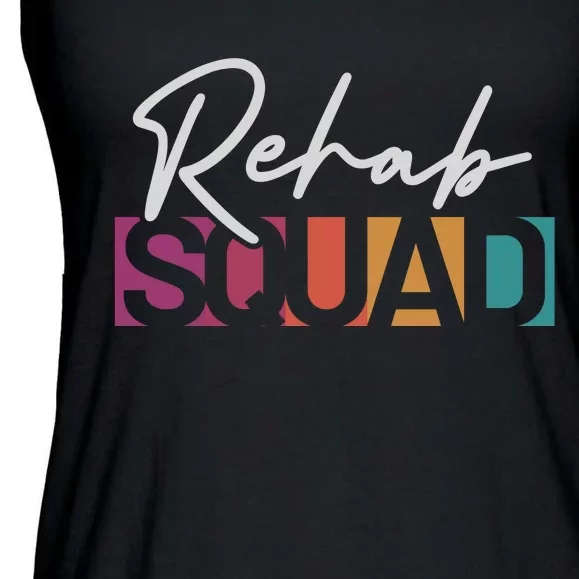 Rehab Squad Physical Therapy Ladies Essential Flowy Tank