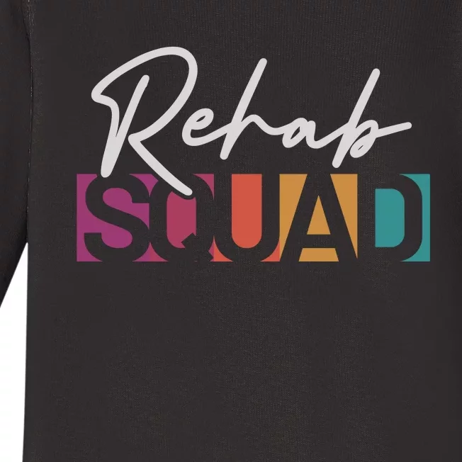 Rehab Squad Physical Therapy Baby Long Sleeve Bodysuit