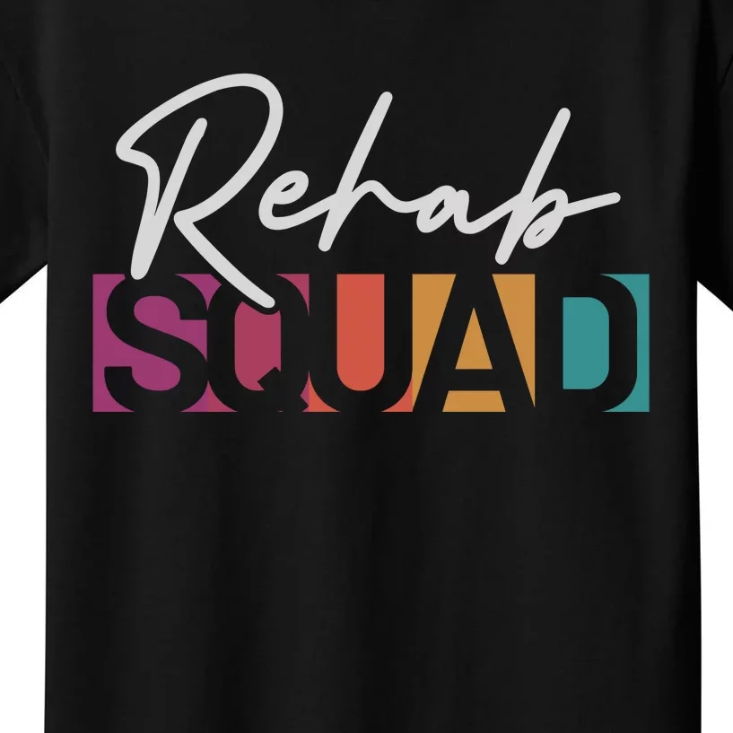 Rehab Squad Physical Therapy Kids T-Shirt