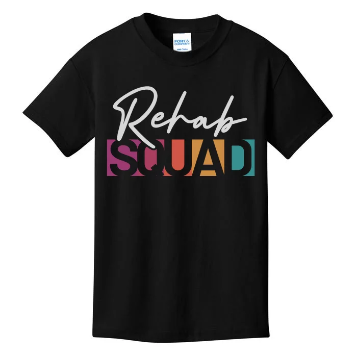 Rehab Squad Physical Therapy Kids T-Shirt