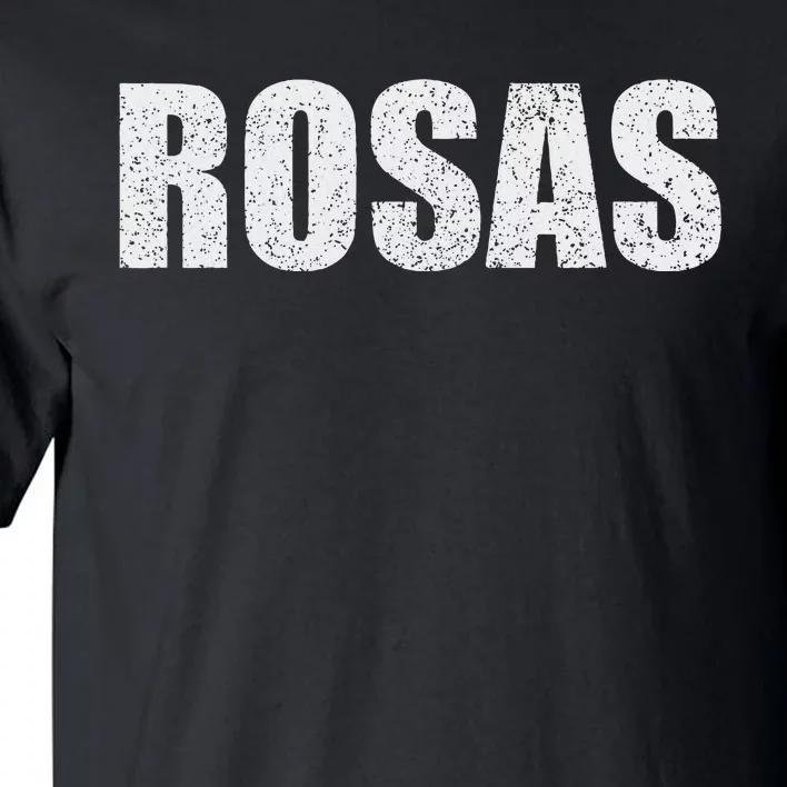 Rosas Surname Retro Hispanic Mexican Spanish Family Tall T-Shirt