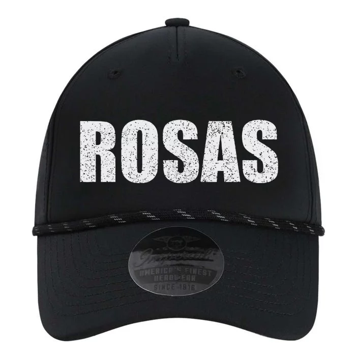 Rosas Surname Retro Hispanic Mexican Spanish Family Performance The Dyno Cap