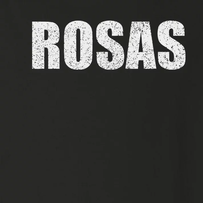 Rosas Surname Retro Hispanic Mexican Spanish Family Toddler Long Sleeve Shirt