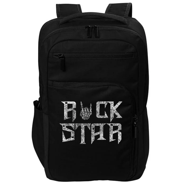 Rock Star Rock On Band Rock And Roll Concert Band Impact Tech Backpack