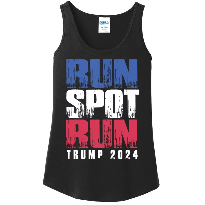 Run Spot Run Run Spot Run Ladies Essential Tank