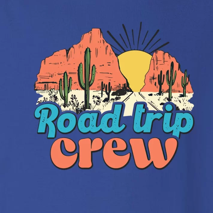 Retro Style Road Trip Crew Fun Dessert Cactus And Sunset Cute Gift Toddler Long Sleeve Shirt