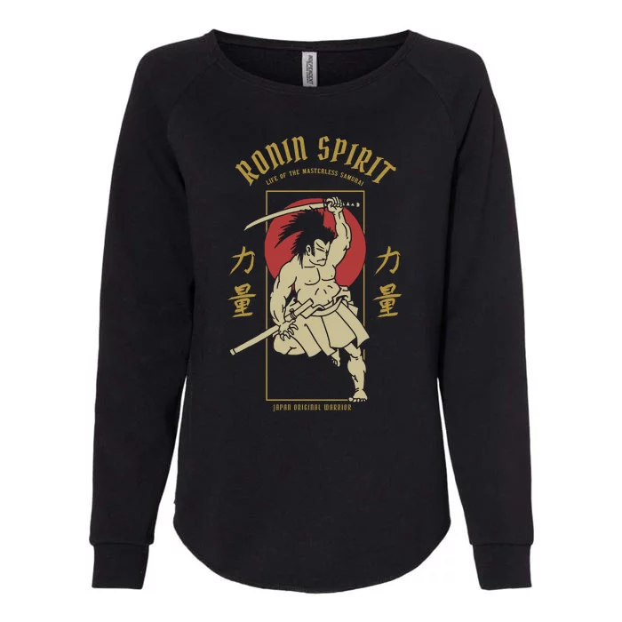 Ronin Spirit Womens California Wash Sweatshirt