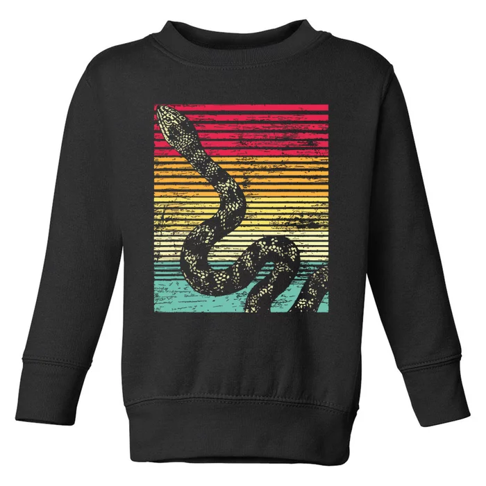 Retro Snake Toddler Sweatshirt