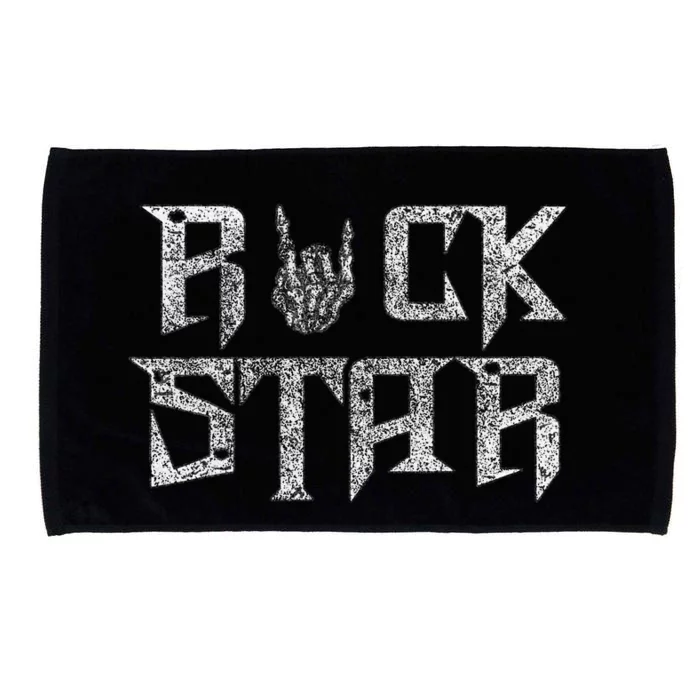 Rock Star Rock On Band Rock And Roll Concert Band S Microfiber Hand Towel