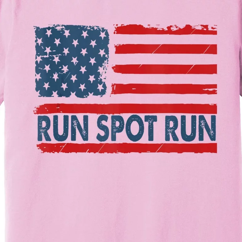 Run Spot Run Donald Trump Debate Quote 2024 Kamala Premium T-Shirt