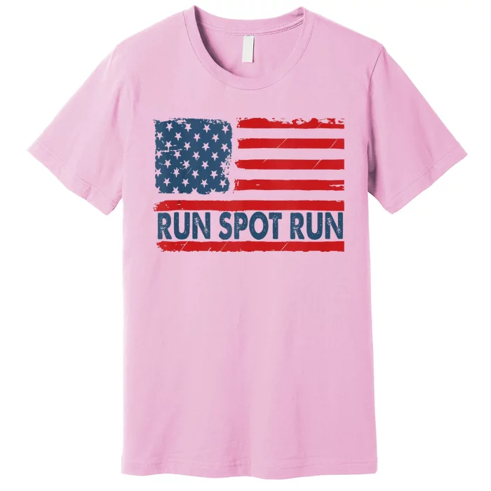 Run Spot Run Donald Trump Debate Quote 2024 Kamala Premium T-Shirt