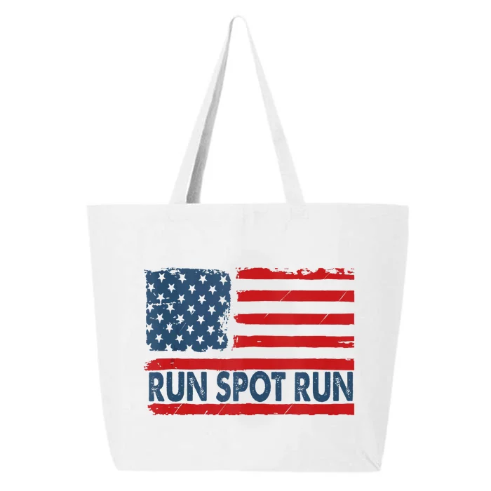 Run Spot Run Donald Trump Debate Quote 2024 Kamala 25L Jumbo Tote